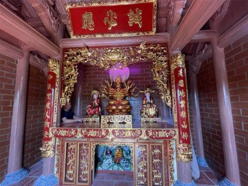 Tượng phật thờ trong đền, điện, chùa, miếu bởi nghệ nhân Sơn Đồng